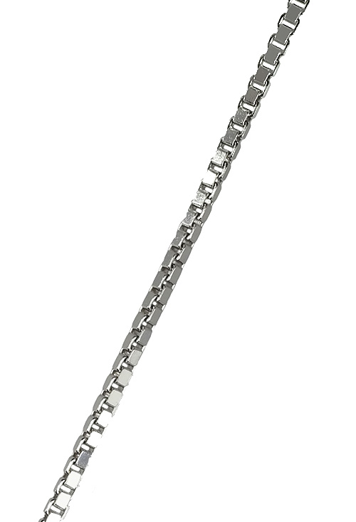 Cadena cuello plata de ley eslabon veneciano - foto 3 - rfcia.126_VNL37-45R