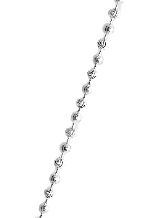 Cadena plata modelo bolas a precios baratos para venta online