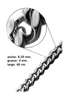 Cadenas y cordones plata ley. barbada - foto 3 - rfcia.126_BNL250-60