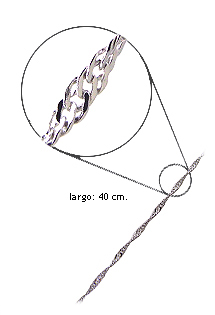 Cadenas y cordones plata ley. singapur - foto 3 - rfcia.126_SING30-40R