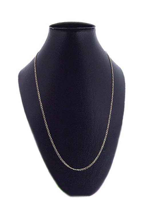 Cadenas y cordones oro amarillo 50 cm eslabon tipo rombo precio barato para venta online