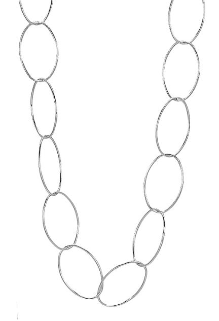 Collar plata eslabones ovalos OPORTUNIDAD OUTLET 126_OVALX90-50 joyas de mujer