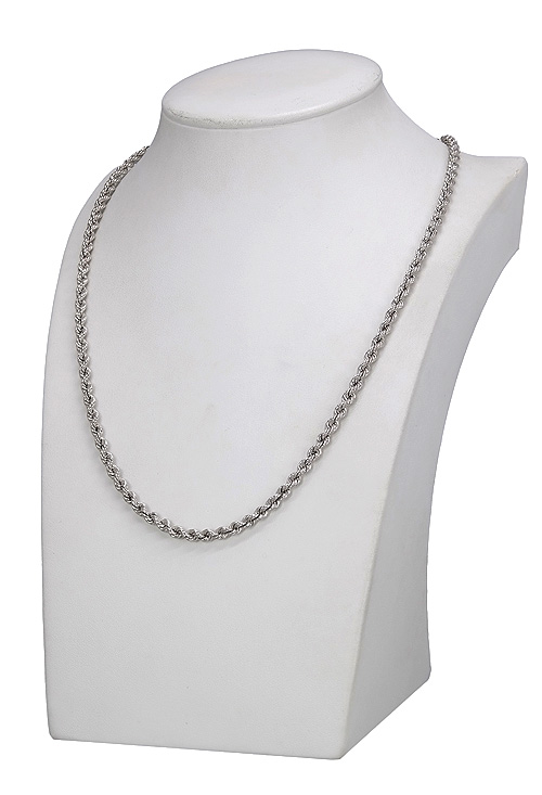 cordon salomonico de plata 40 cm de largo y 3,50 mm de grueso vista en expositor 126_CMH3.5-40_02