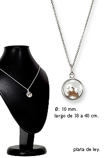Gargantilla en plata para ninas. motivo caballito - foto 3 - rfcia.269_HEN-GLAS-05-STRENGTH