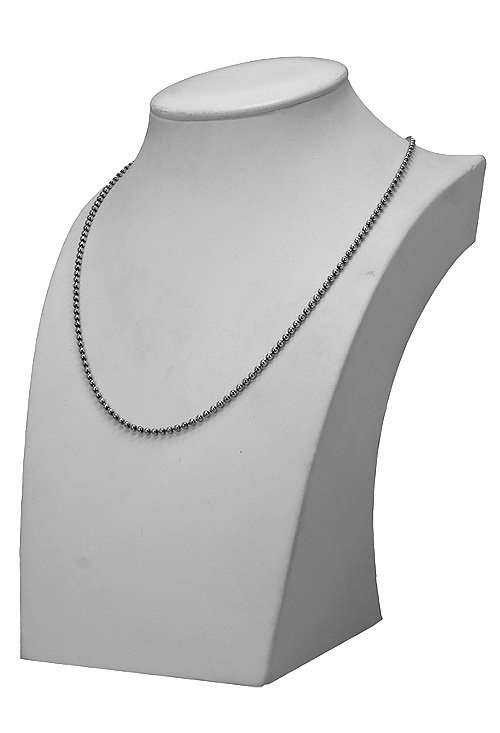 gargantilla de plata modelo bolas 45 cm vista expositor 126_BOLAS220-45R_02