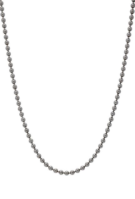 gargantilla de plata modelo bolas 45 cm vista frontal 126_BOLAS220-45R