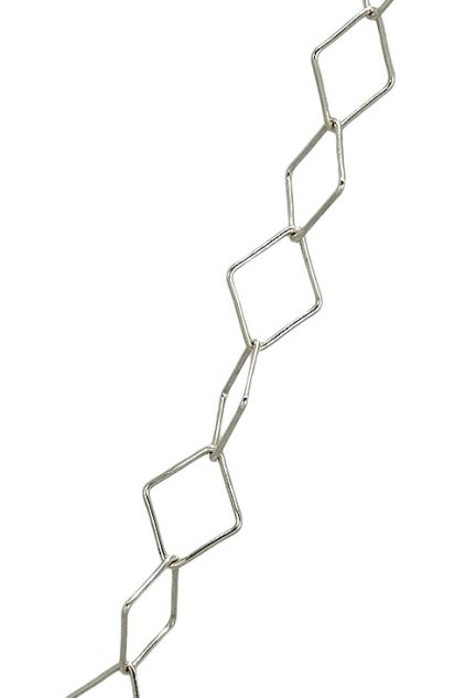 Gargantilla plata eslabones forma de rombo 126_CUATRO60-45 venta online a precios baratos