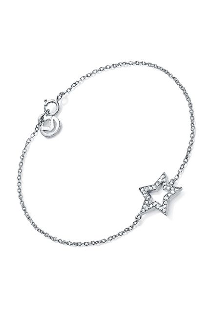 Pulsera plata con circonitas Viceroy motivo estrella 152_5019P000-30