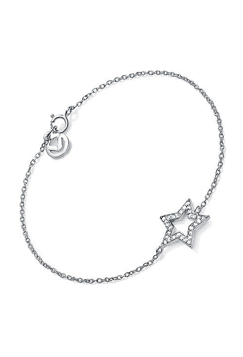 Pulsera plata con circonitas Viceroy motivo estrella 152_5019P000-30