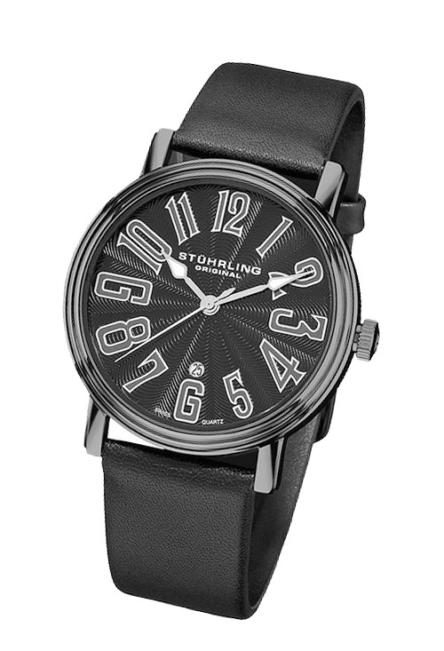Reloj Stuhrling Symphony col. Roulette acero y cuero 253_20-TU-301.335952