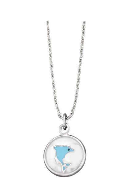 gargantilla de plata para niña motivo cristal urna con pez color azul detalle 269_hen-glas-07-freedom_02