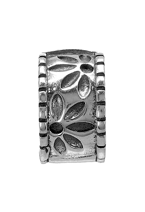 abalorio con función de clip forma de rueda y adornos florales 271_PCHS4_01