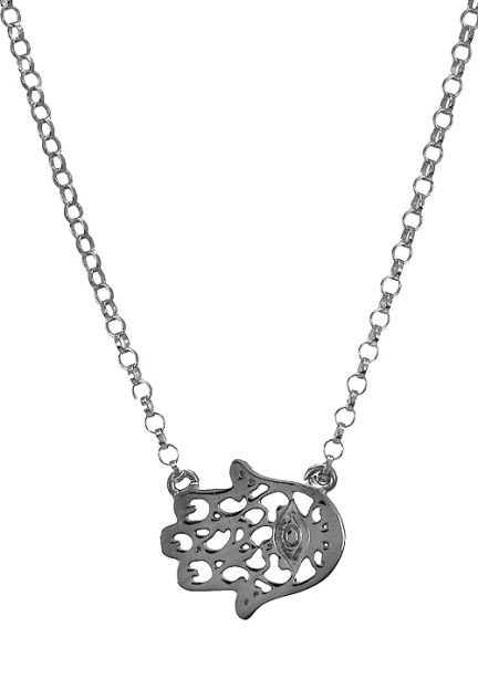 Gargantilla de plata mano de Fátima o Hamsa 266_023129-1-1