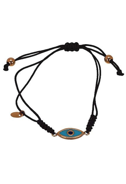 Pulsera textil con ojo turco plata chapada y esmalte 266_044732-4-1-MAC