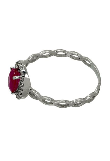 sortija oro blanco 18 ktes con rubí y circonitas 281_S2196R64B foto 2