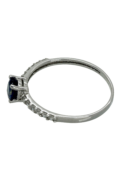 sortija oro blanco 18 ktes con zafiro y circonitas vista lateral 01 281_S592Z54B