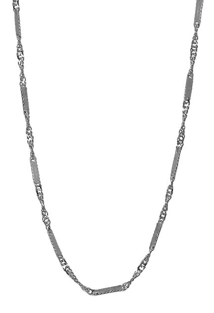 cadena oro blanco 18 kilates modelo singapur combinado de 45 cm 045_0272022-45