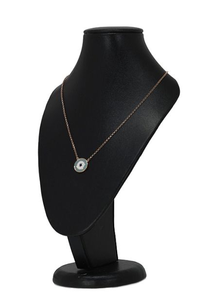 Gargantilla de plata chapada ojo turco 266_024728-4-1-1