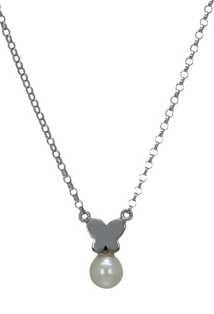 Gargantilla de plata motivo mariposa 266_023727-1-1