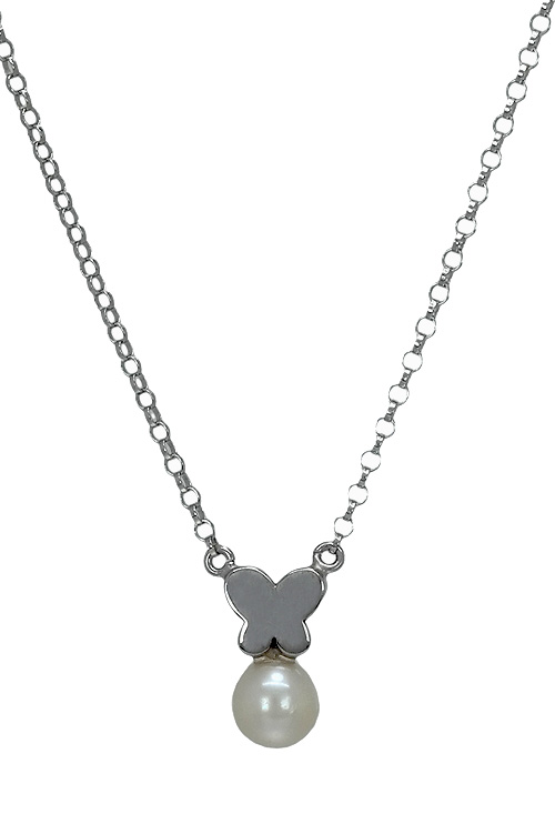 Gargantilla de plata motivo mariposa 266_023727-1-1