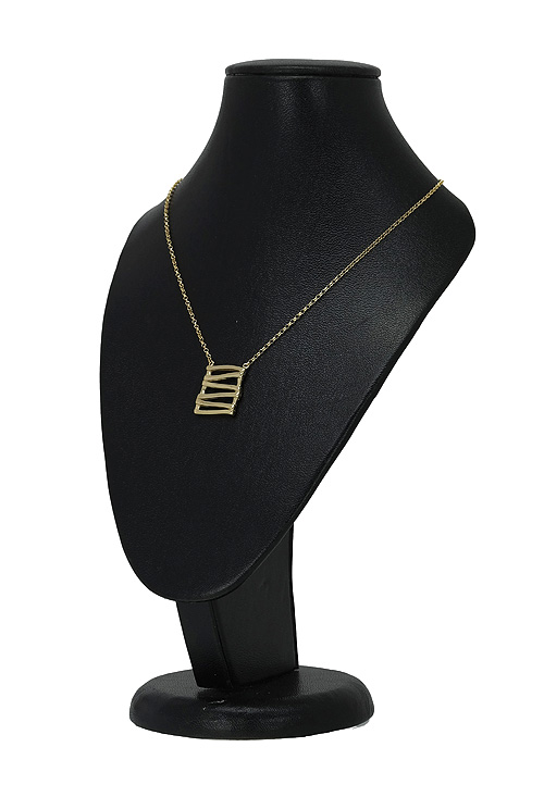 Gargantilla plata chapada con cadena eslabón rolo 266_024638-2-1-1