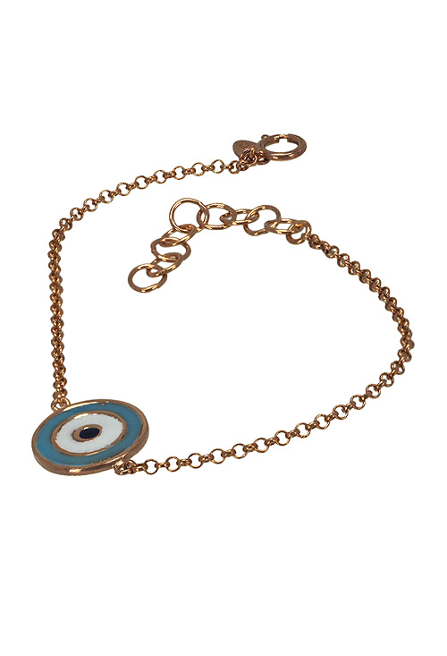 Pulsera de plata chapada ojo turco 266_044728-4-1