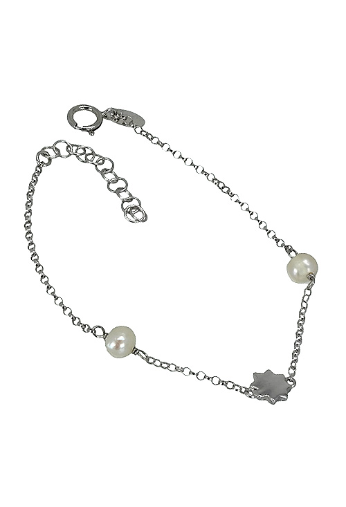 Pulsera de plata con perlas y motivo estrella regalos para comunion a precios baratos 266_044352-1-1