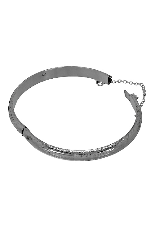 Pulsera de plata de ley rígida 240_AT-32-1
