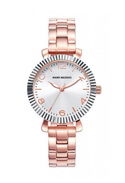 Reloj Mark Maddox Pink Gold acero chapado rosa 145_MM7016-13