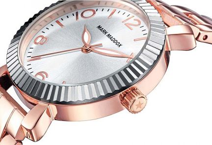 Reloj Mark Maddox Pink Gold acero chapado rosa 145_MM7016-13-3