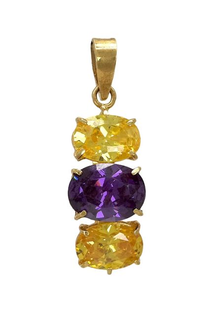 colgante oro 18 ktes y piedras precio de ocasion 005_07709