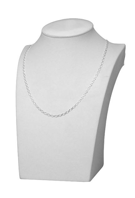 cadena plata ley eslabones combinados 1x1 forma rombo BPR(1-1)50-40 foto expositor