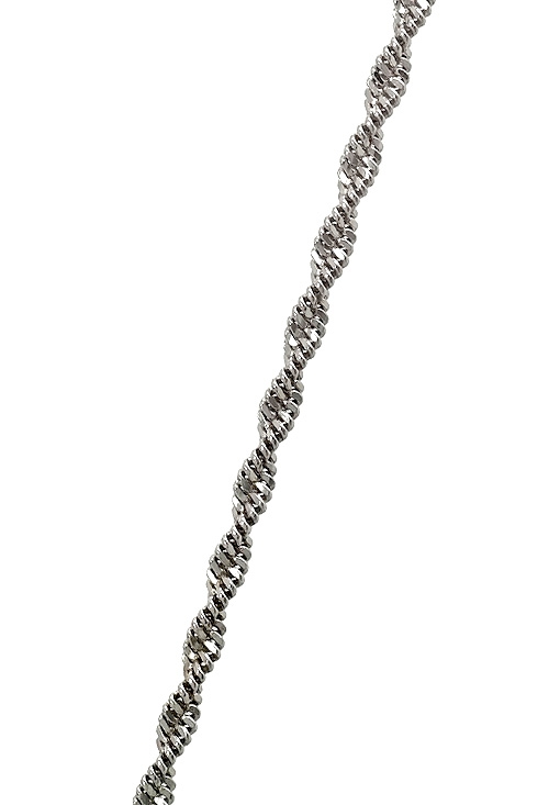 Cadena plata 45 cm modelo singapur lapidada 126_CTS35-45R