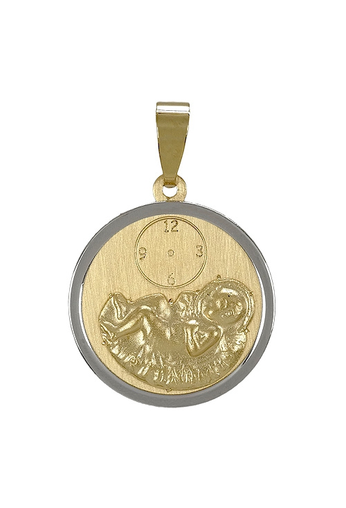 medalla religiosa niño del reloj oro 18 ktes 243_000-06907