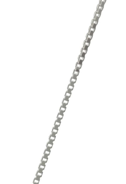 Cadena plata largo 40 cm veneciana 126_VNL47-40