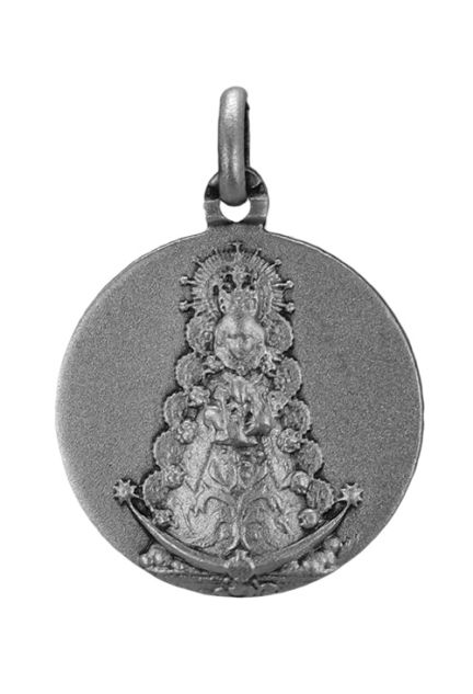 Medalla religiosa plata ley Virgen del Rocio 011_ROCIO22AG