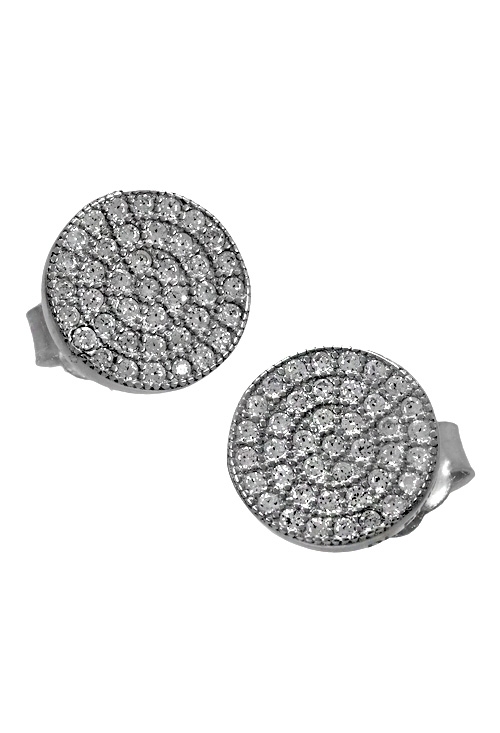 Pendientes de plata modelo flor 280_2020841 (Pendientes)