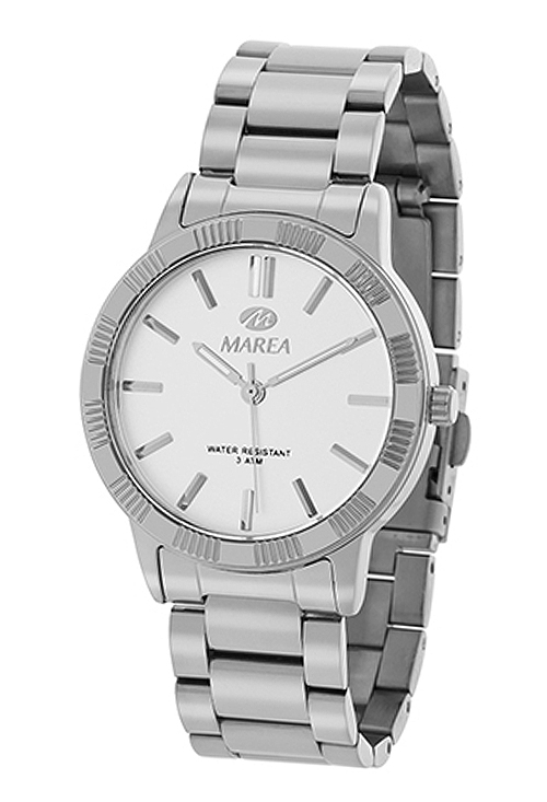 Reloj Marea con caja y correa en acero 242_B54085-6
