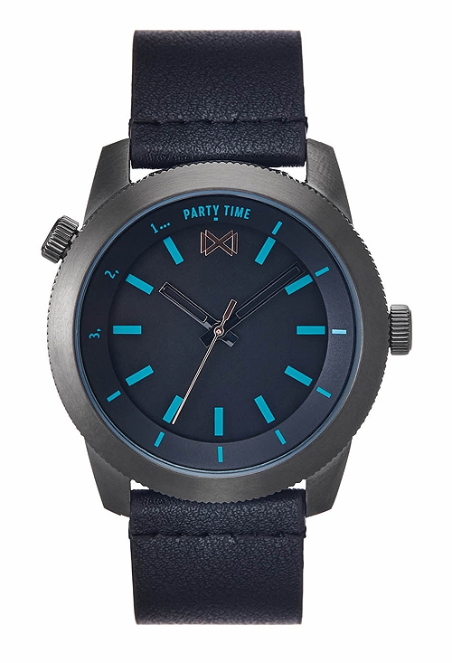 Reloj Mark Maddox colección Mission acero y piel doble corona 145_HC0102-57