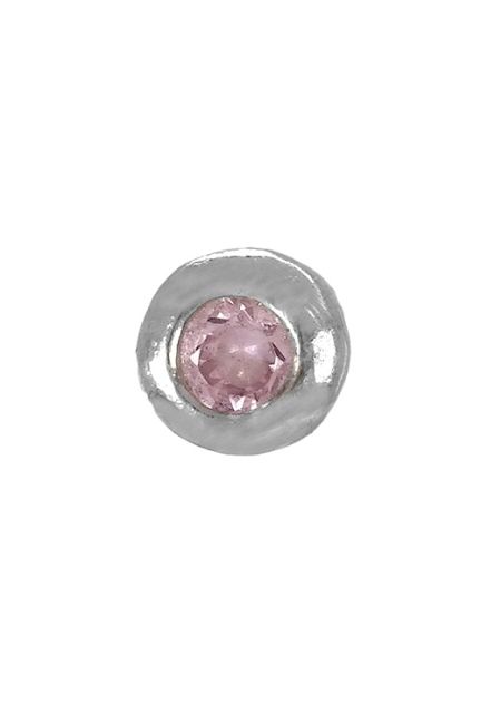 elemento chaton plata con cuarzo rosa vista frontal 057-chaton-rf