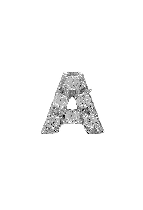 elemento plata ley amore baci inicial A foto frontal 057-inicial-a