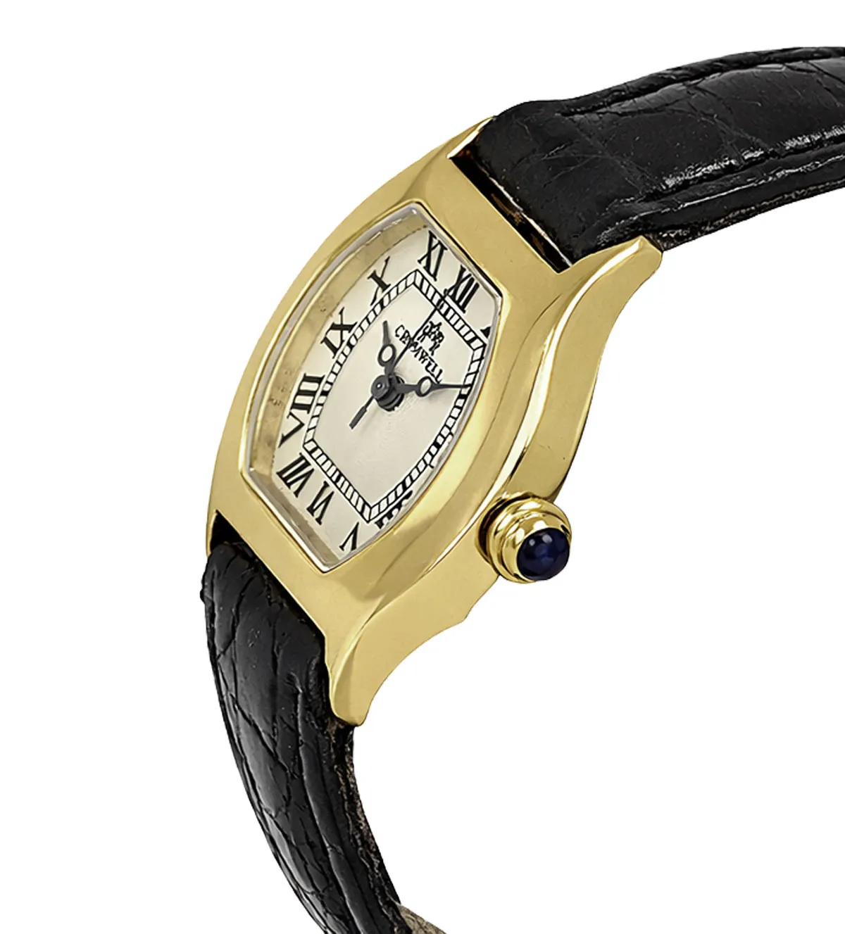 reloj de oro para mujer con correa de piel marca Cromwell 095_419101_01