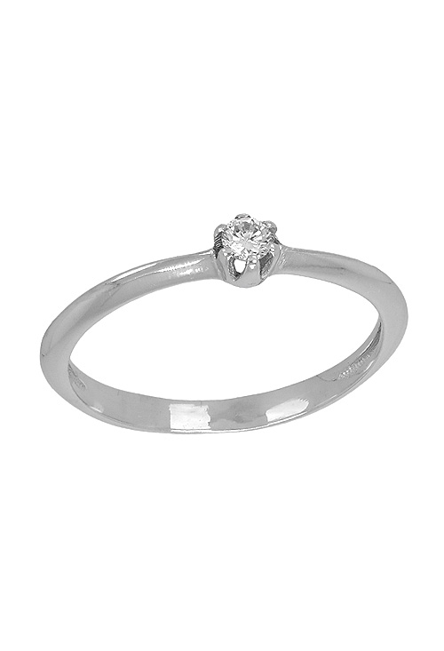 anillo de compromiso oro blanco y duiamante a precio especial online vista frontal 026_15523-008
