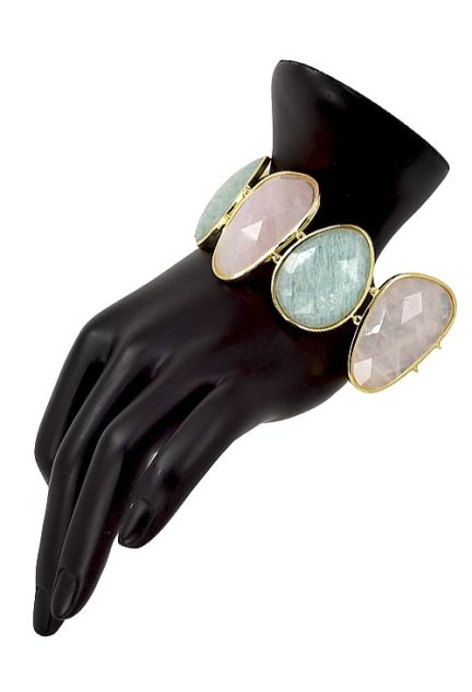 Pulsera de plata con cuarzo rosa y amazonita para venta online 252_BB3187-CR-AM