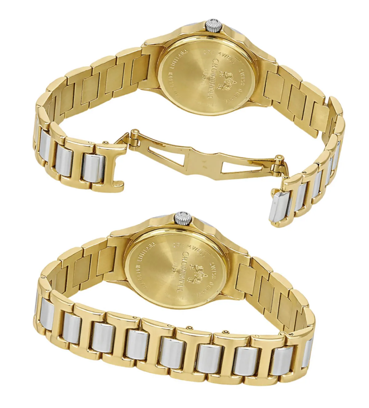 reloj de oro 18k bicolor para mujer marca Cromwell 095_412890_05