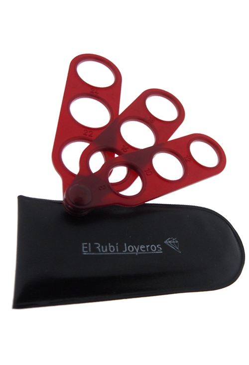 Anillero medidor talla de anillo