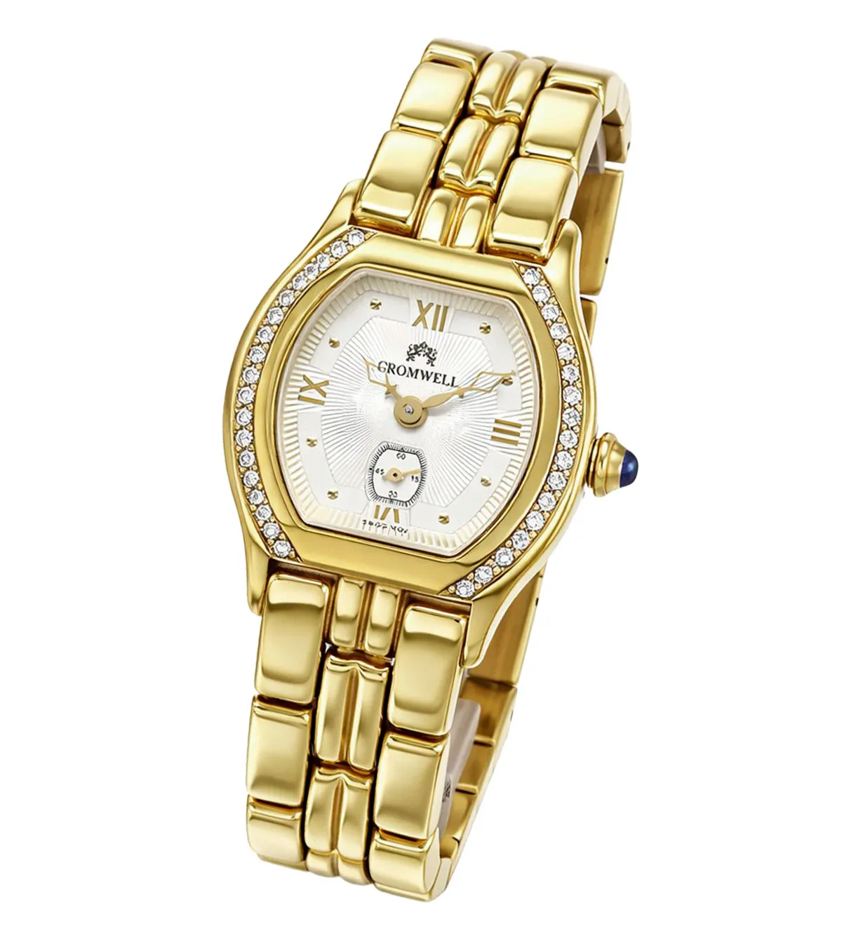 reloj de oro 18k con brillantes para mujer marca Cromwell 095_412486