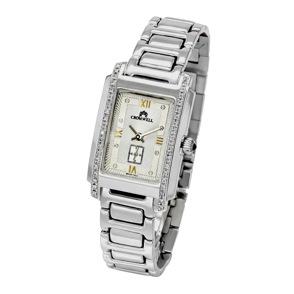 reloj de oro blanco 18k con brillantes marca cromwell para mujer 095_393595