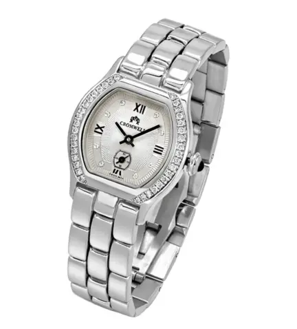 reloj de oro blanco con brillantes para mujer marca CROMWELL 095_392340_01