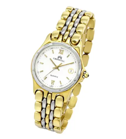 reloj de oro blanco y amarillo 18 ktes marca CROMWEL para mujer 095_360479095_284133